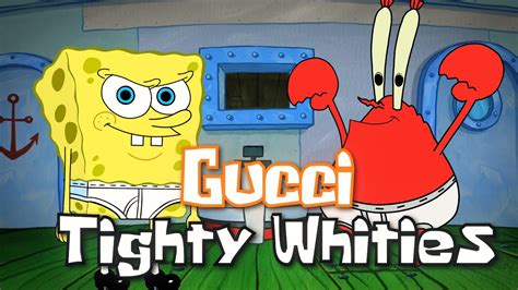 spongebob gucci|Gucci tighty whities.